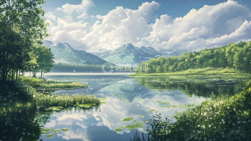 高清大图下载【趣麦麦图】宽屏风景画动漫宽幅壁纸