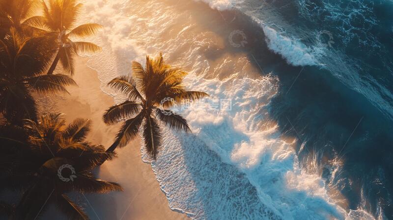 高清大图下载【趣麦麦图】海洋海水海边海岛海滩