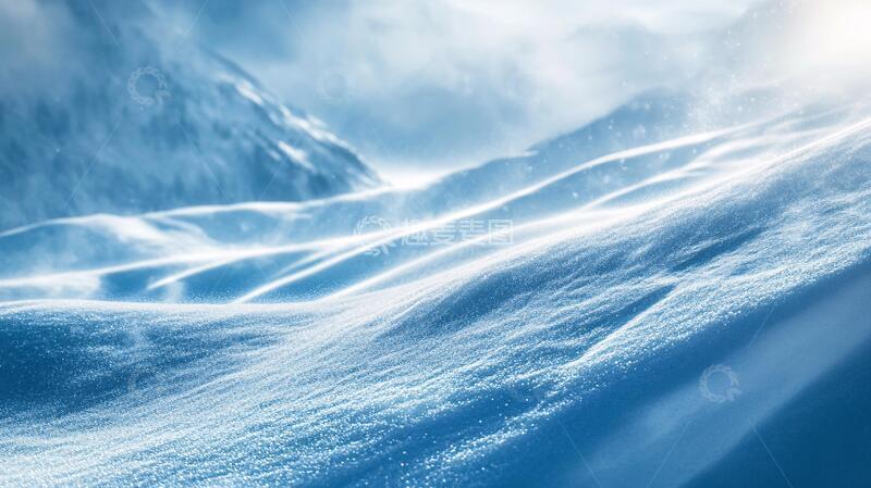 高清大图下载【趣麦麦图】梦幻抽象雪山