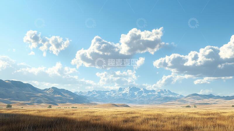 高清大图下载【趣麦麦图】宽幅原野风景2