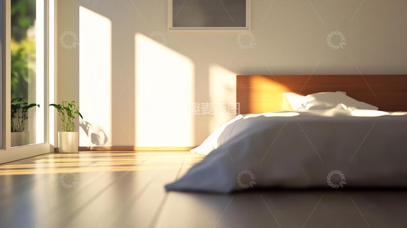 高清大图下载【趣麦麦图】清晨阳光开门撒光