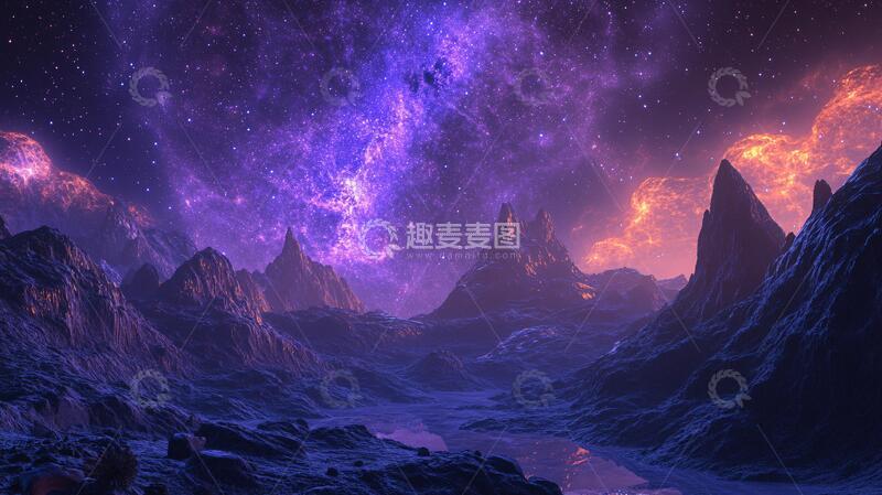 高清大图下载【趣麦麦图】科幻场景宇宙洪荒2