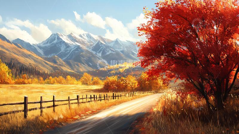 高清大图下载【趣麦麦图】唯美秋天场景33