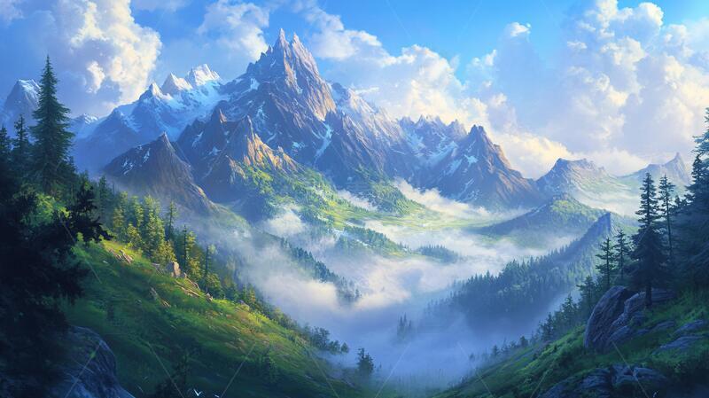 风景原画壁纸场景原画1