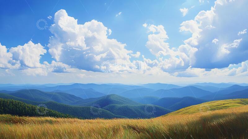 高清大图下载【趣麦麦图】宽幅原野风景1
