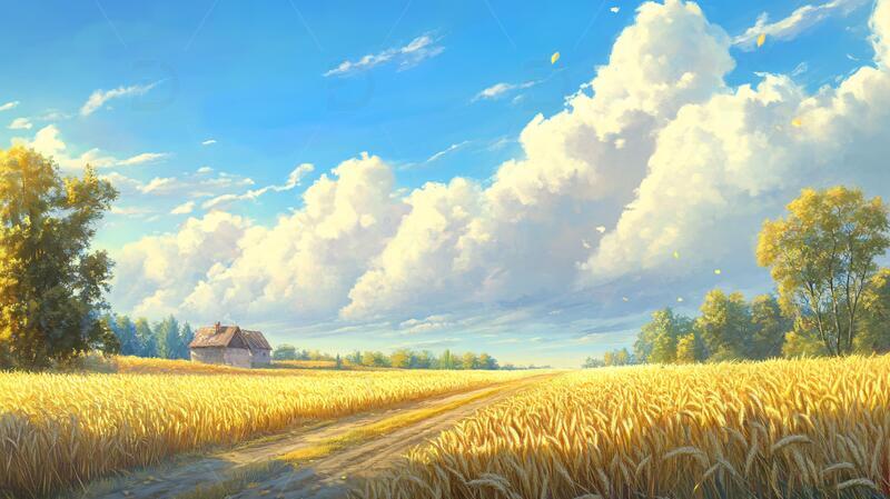 唯美农村场景10