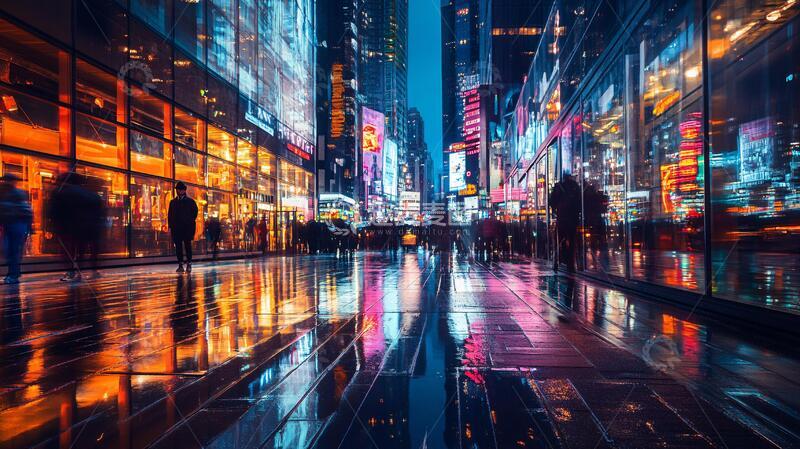 高清大图下载【趣麦麦图】北上广深城市科技