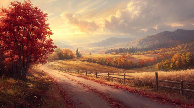 高清大图下载【趣麦麦图】唯美秋天场景32