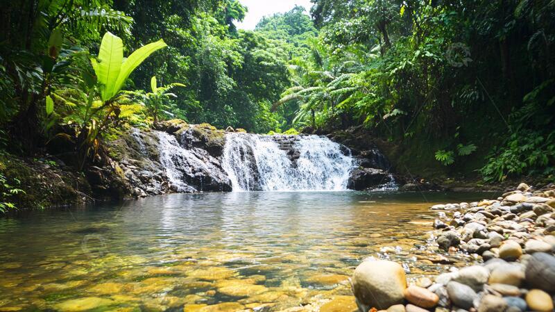 高清大图下载【趣麦麦图】含羞瀑布瀑布流水情人