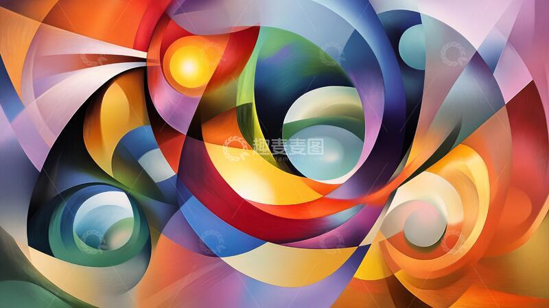 高清大图下载【趣麦麦图】高清大图色彩抽象1