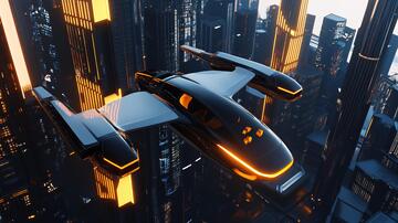 飞行汽车科幻汽车交通