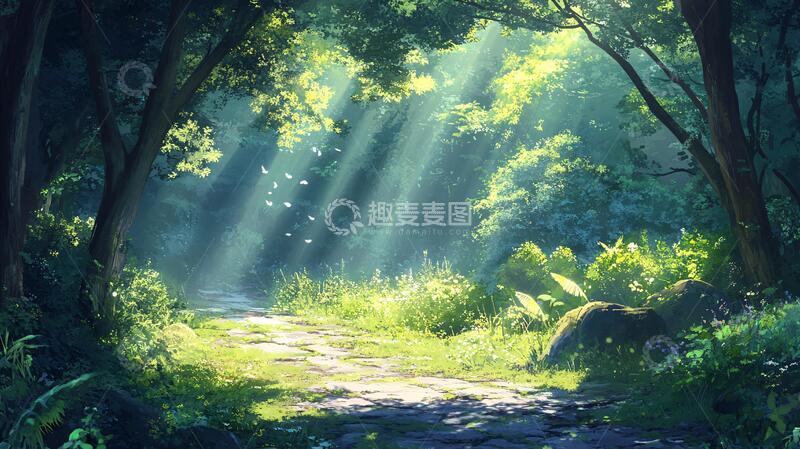 高清大图下载【趣麦麦图】唯美森系场景5