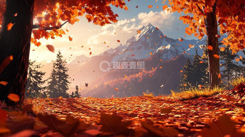 高清大图下载【趣麦麦图】唯美秋天场景31