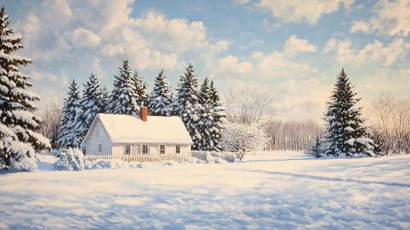 高清大图下载【趣麦麦图】冬日雪景壁纸2