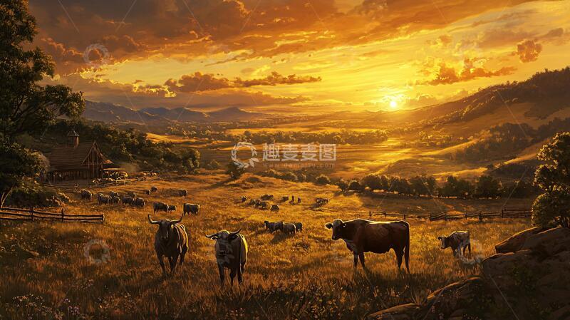 高清大图下载【趣麦麦图】唯美农村场景9