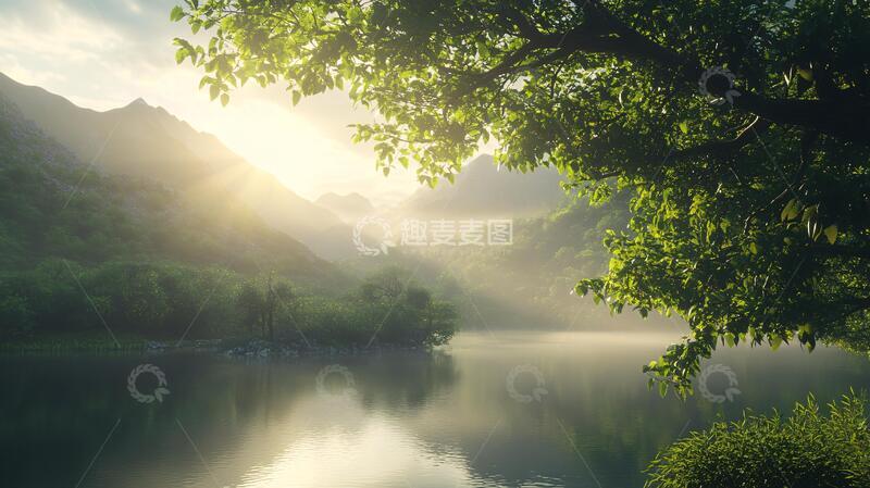 高清大图下载【趣麦麦图】唯美自然山青水秀4