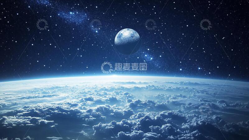高清大图下载【趣麦麦图】星球科幻素材图