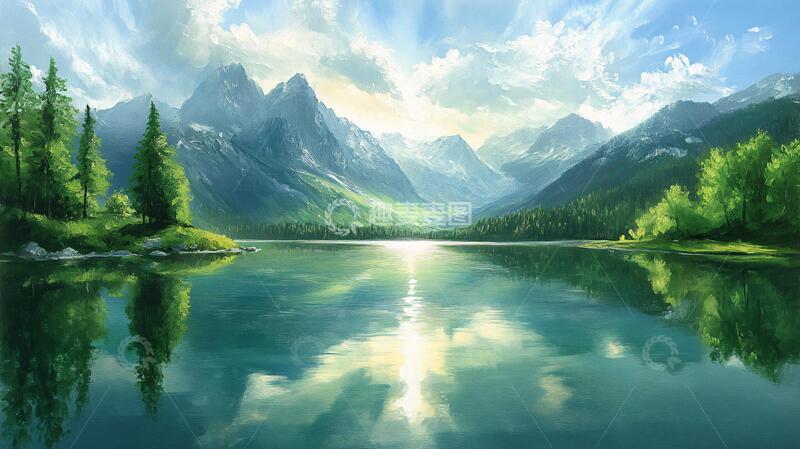 高清大图下载【趣麦麦图】宽屏风景画山水壁纸唯美