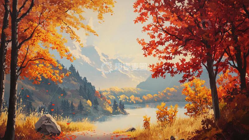 高清大图下载【趣麦麦图】唯美秋天场景29