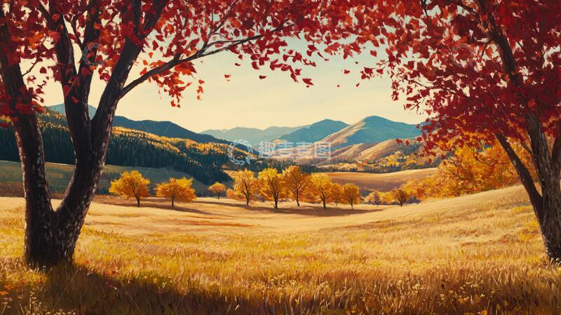 高清大图下载【趣麦麦图】唯美秋天场景27