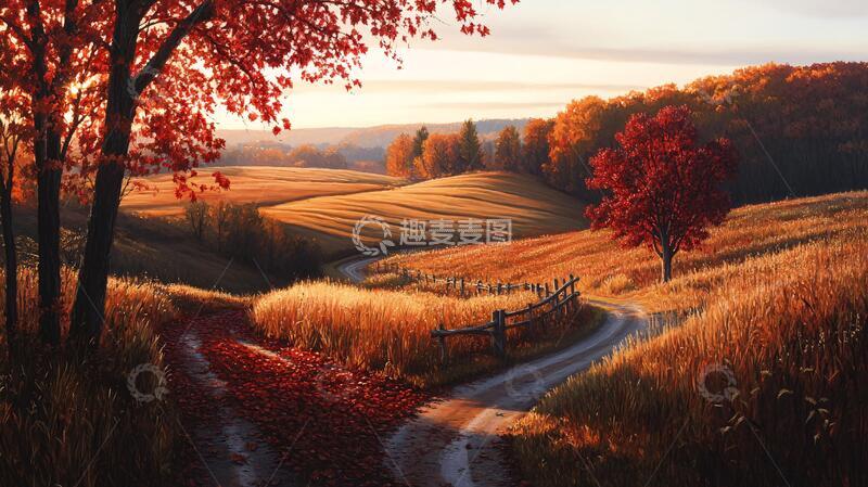 高清大图下载【趣麦麦图】唯美秋天场景26