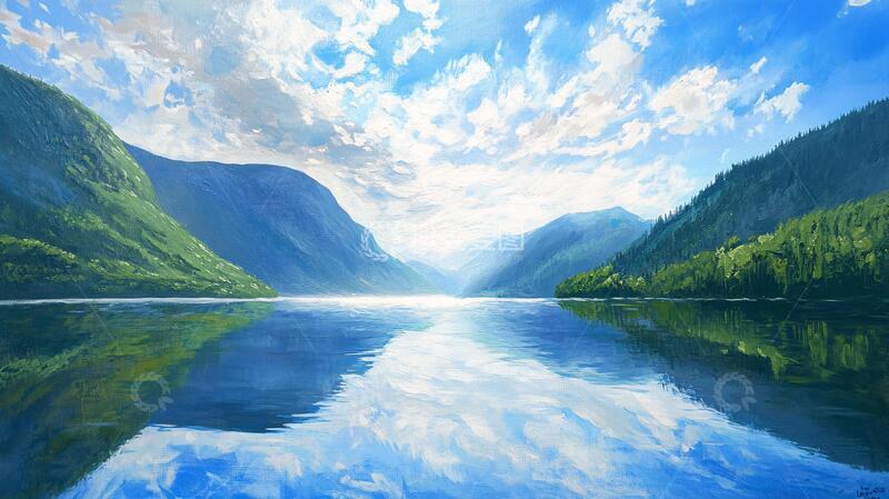 高清大图下载【趣麦麦图】宽屏风景画壁纸山水风景1