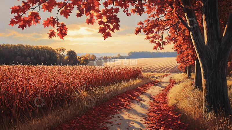 高清大图下载【趣麦麦图】唯美秋天场景25