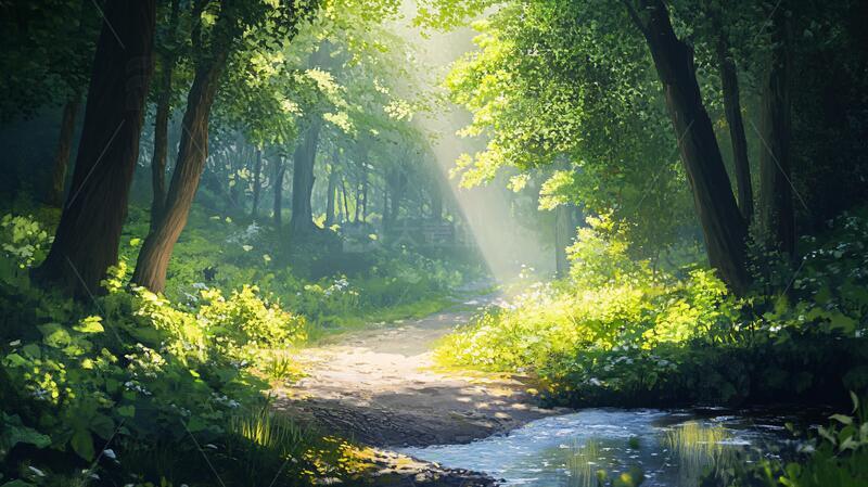 高清大图下载【趣麦麦图】唯美森系场景4