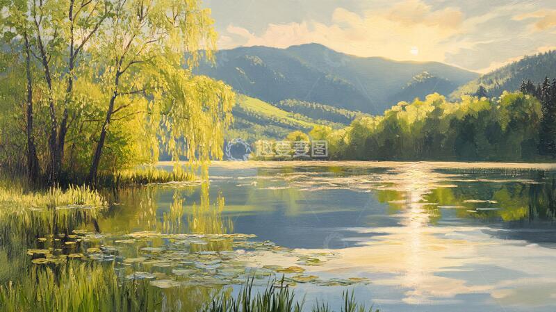 高清大图下载【趣麦麦图】宽屏风景画宽幅高清山水