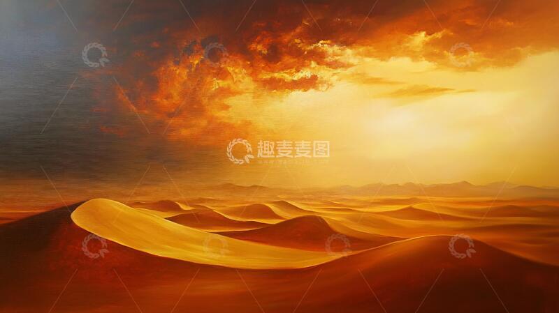 高清大图下载【趣麦麦图】阿拉善创意背景1