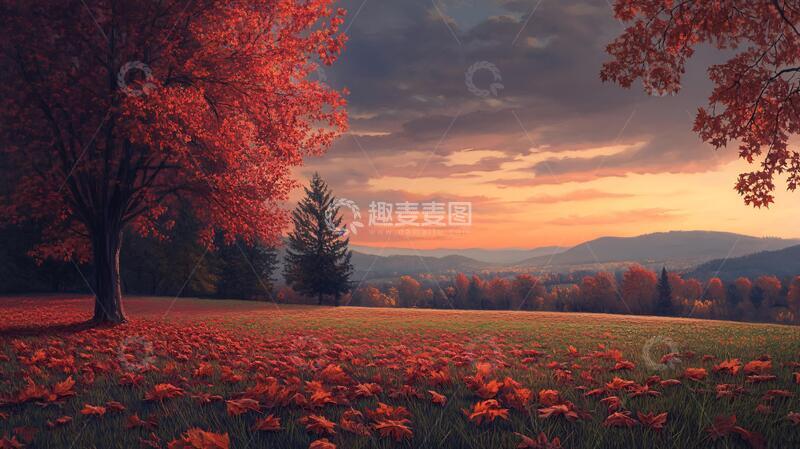高清大图下载【趣麦麦图】唯美秋天场景22