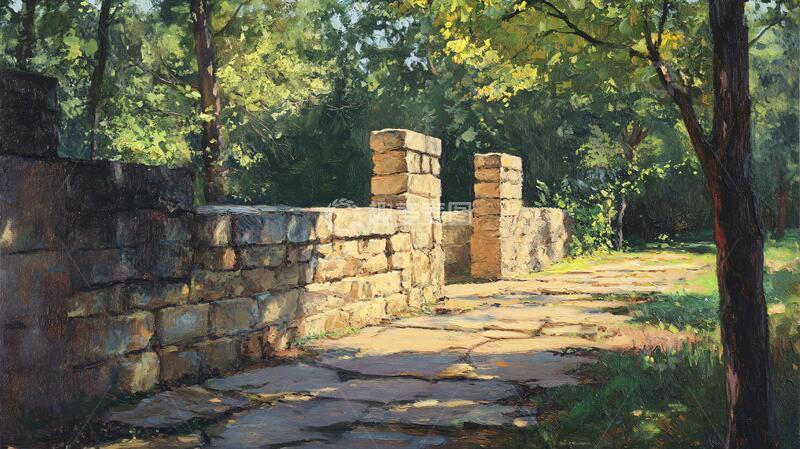 高清大图下载【趣麦麦图】清华大学水彩