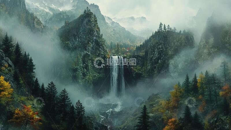 高清大图下载【趣麦麦图】写实风景合成4