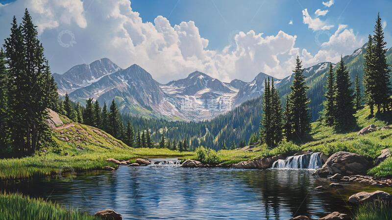 高清大图下载【趣麦麦图】宽屏风景画宽幅风光巨幅