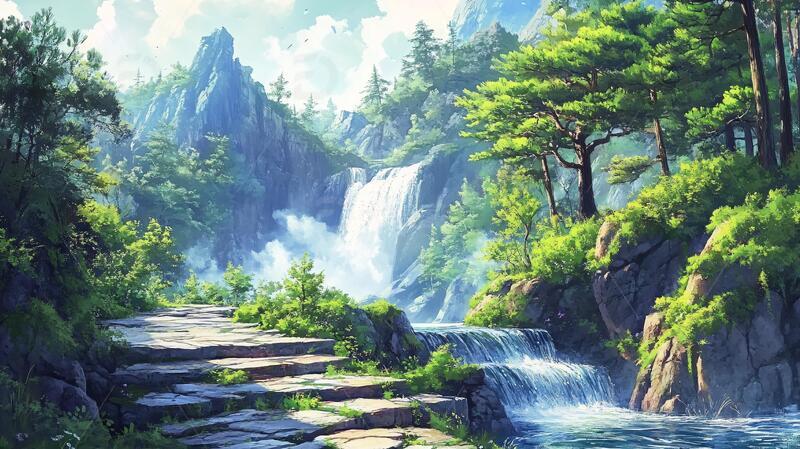 风景原画场景风景原画