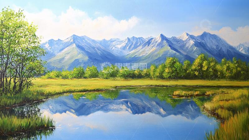 高清大图下载【趣麦麦图】宽屏风景画山水风景高清1