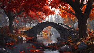 唯美石桥唯美石桥园林