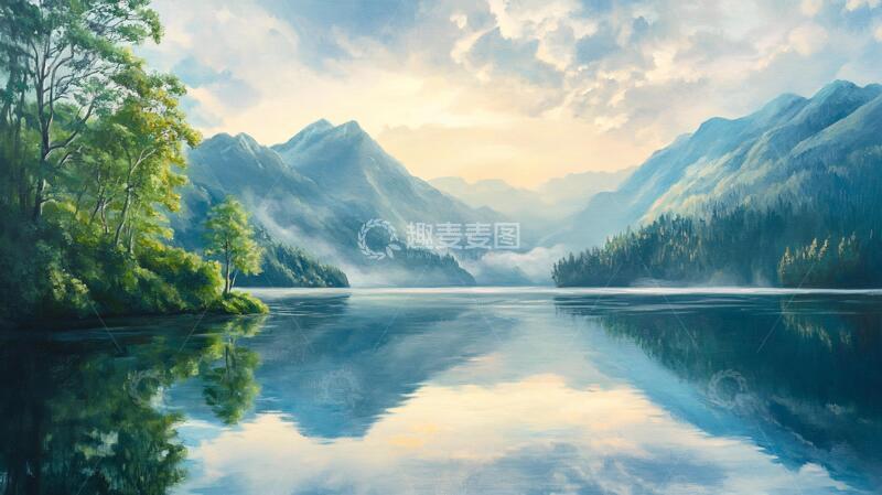 高清大图下载【趣麦麦图】高清宽幅山水风光14