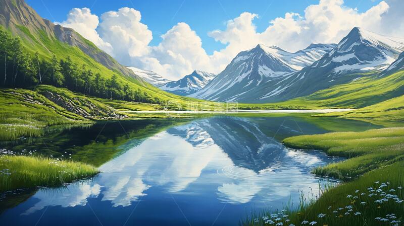 高清大图下载【趣麦麦图】宽屏风景画山水壁纸高清