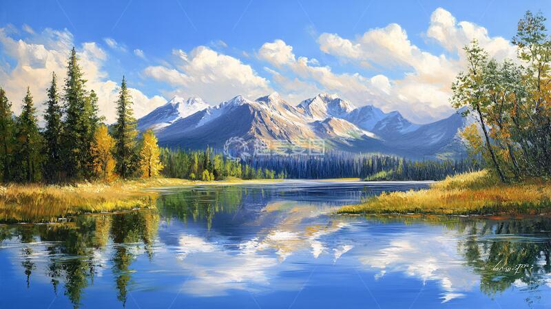 高清大图下载【趣麦麦图】宽屏风景画风景山水壁纸