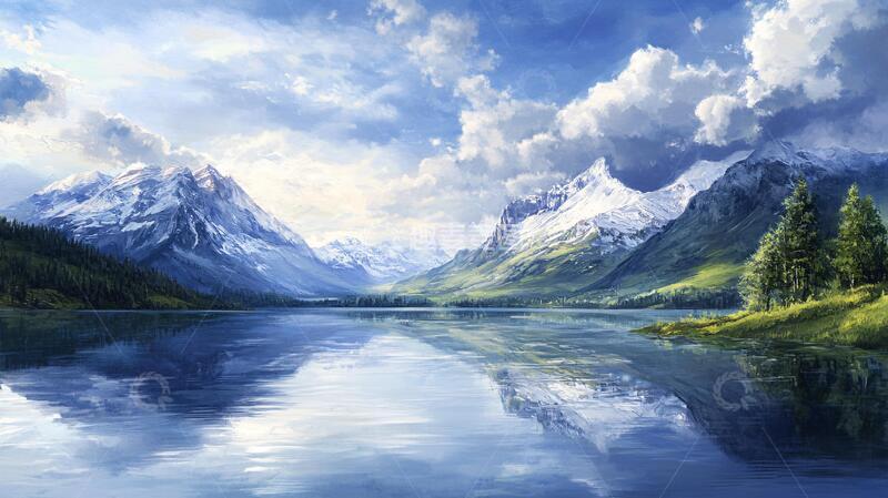 高清大图下载【趣麦麦图】宽屏风景画山水风景壁纸