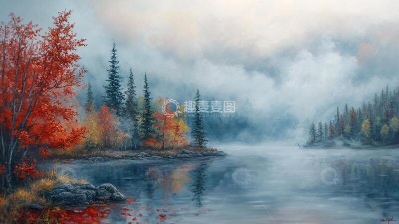 高清大图下载【趣麦麦图】秋色梦幻风光4