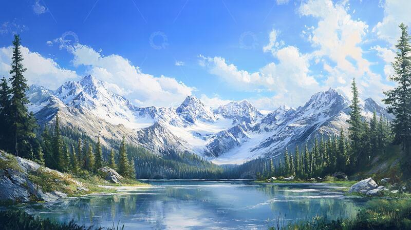 高清大图下载【趣麦麦图】宽屏风景画宽幅壁纸风光