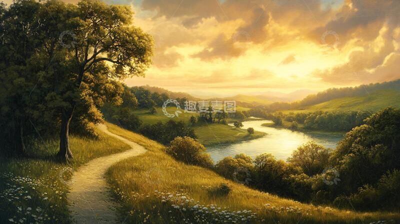 高清大图下载【趣麦麦图】宽屏风景画高清风景唯美