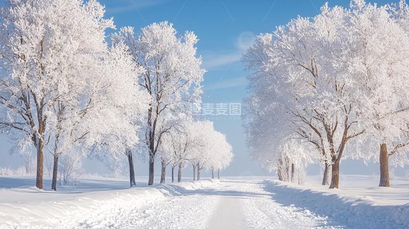 高清大图下载【趣麦麦图】冬日唯美树景