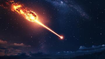 流星陨落陨石11