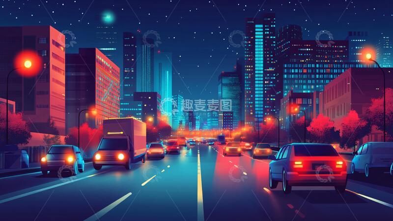 高清大图下载【趣麦麦图】现代快速交通1