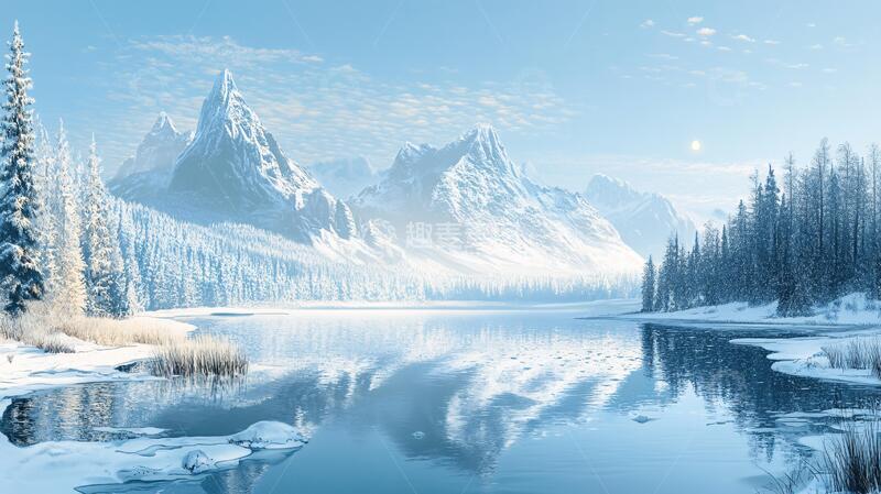 高清大图下载【趣麦麦图】高清大画幅冬天雪景2