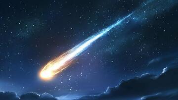 陨星流星体彗星陨石素材