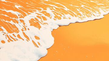 插画浪花浪花泡沫插画